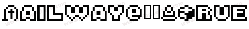 Railway-常规(TrueType) (Western)字体转换